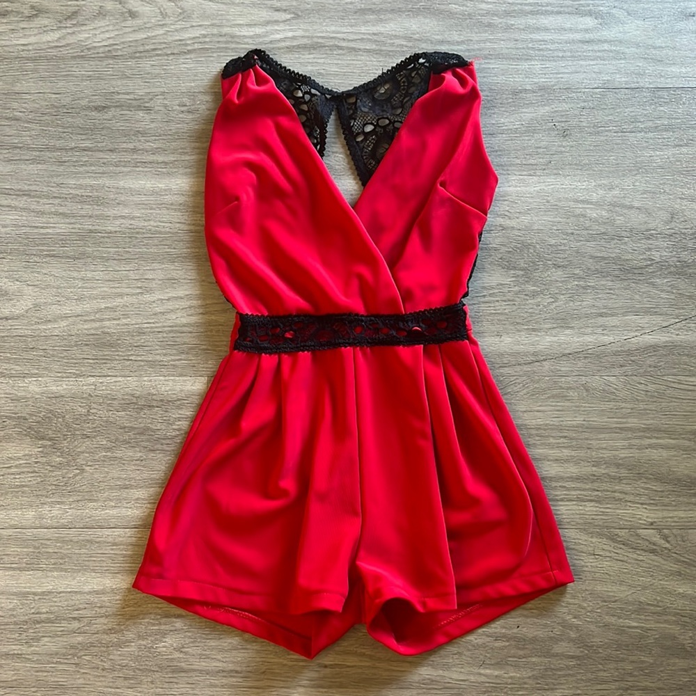 Open Back Romper